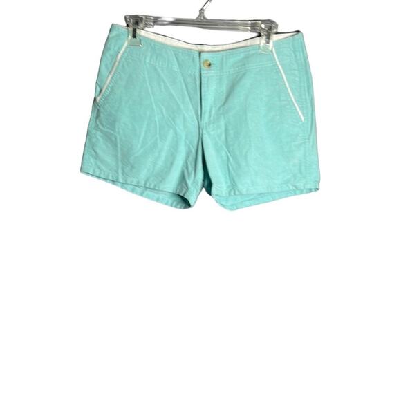 Columbia Teal Buttoned Shorts Size 6 - Picture 1 of 6